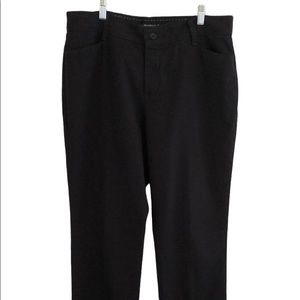 Lee Relaxed Fit Black Jeans Size 14 Short